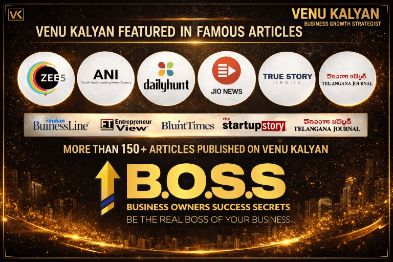 Venu Kalyan featured in leading media publications