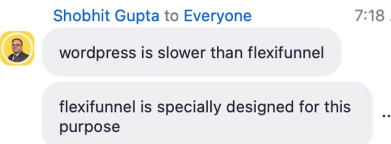 FlexiFunnels customer feedback screenshot 5