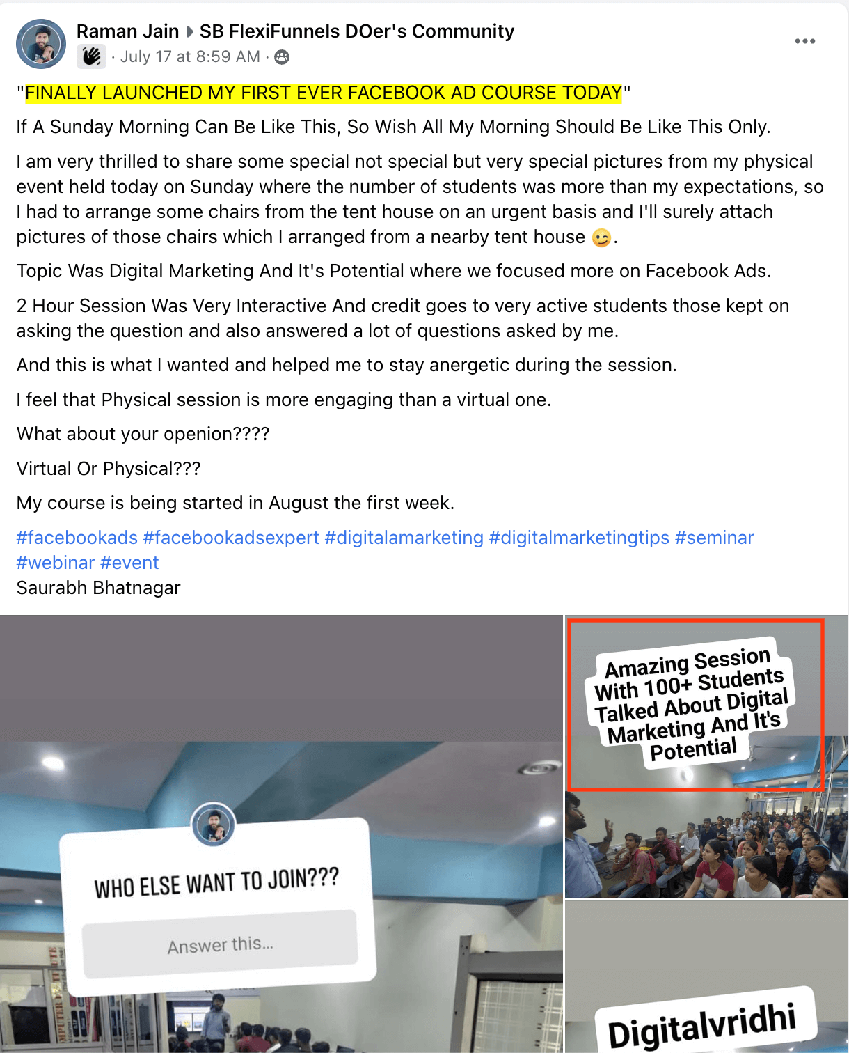 cwnde_1220_RamanJainFirstCourseLaunch