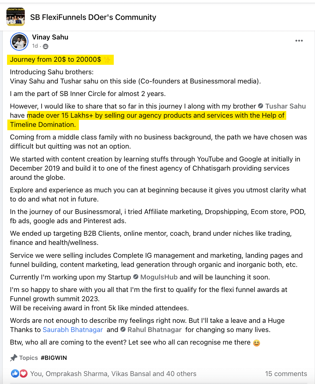 kxnde_1030_Vinaysahu15LakhsAgencyOwnerServiceProductBusinessOwner