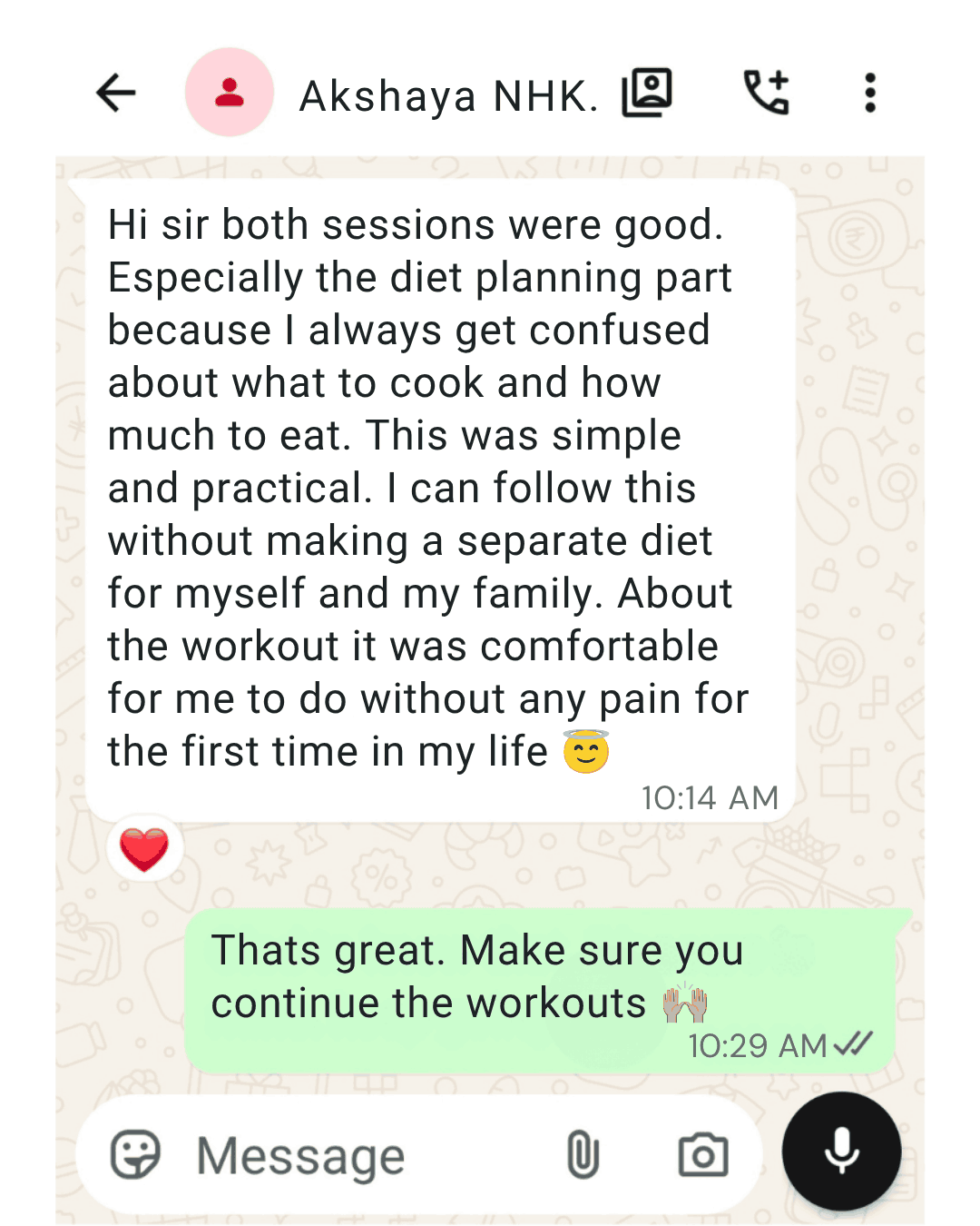 Workshop attendee review 16